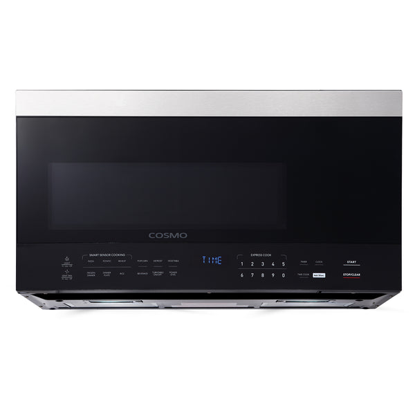 Cosmo 30 in. Stainless Steel 1.6 cu. ft. Over the Range Microwave with Vent Fan