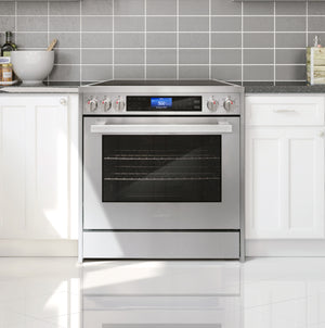 Cosmo Commercial-Style 30 in 5 cu. ft. Single Oven Electric Range in Stainless Steel with 7 Function Convection Oven