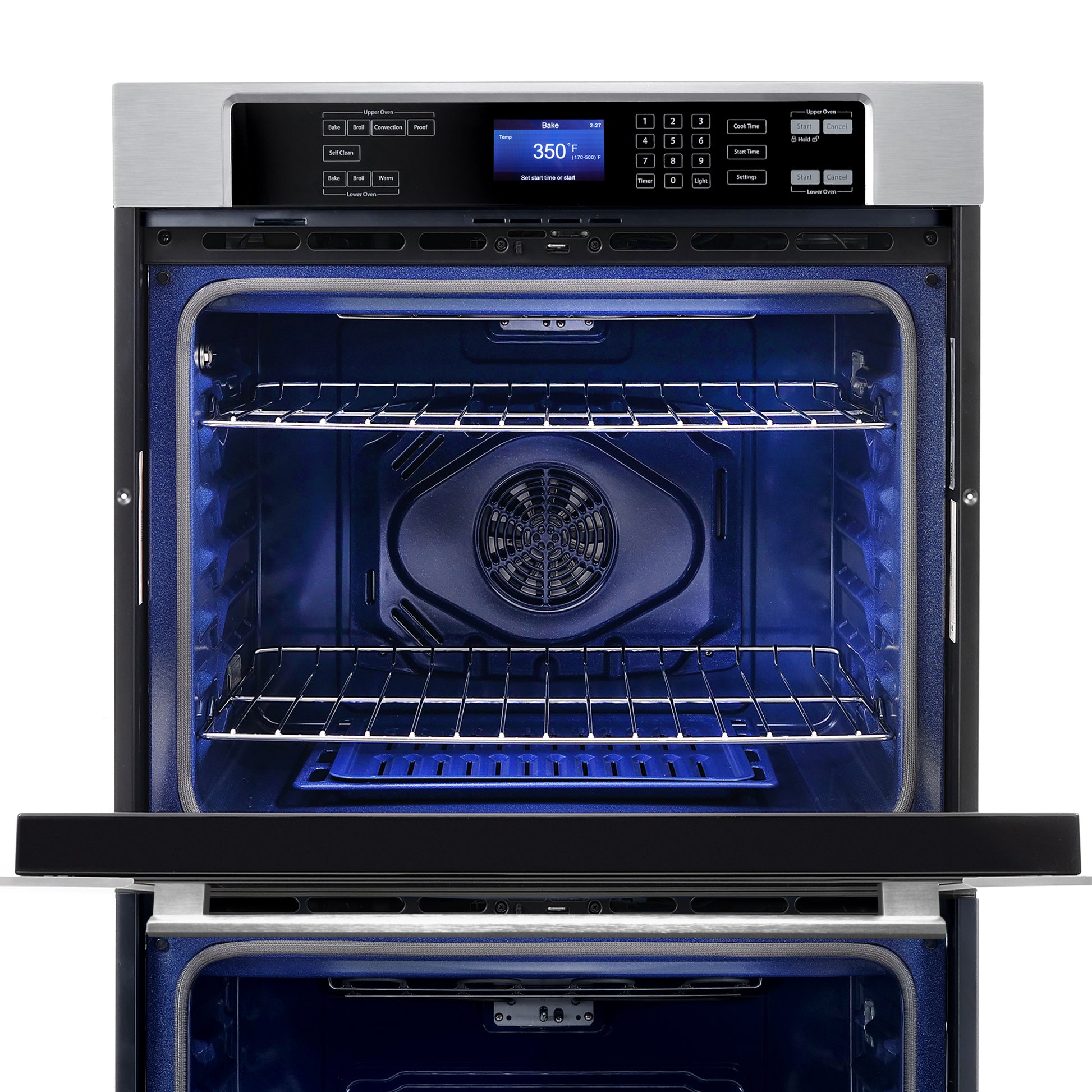 Cosmo Electric 30 in. Double Wall Oven with 5 cu. ft. Capacity, in Stainless Steel