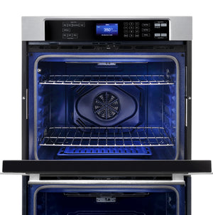 Cosmo Electric 30 in. Double Wall Oven with 5 cu. ft. Capacity, in Stainless Steel