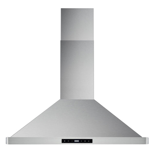 Cosmo 30 in. Stainless Steel Ducted Range Hood with Touch Controls, LED Lighting and Permanent Filters 380 CFM