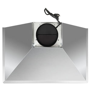 Cosmo 30 in. Stainless Steel Ductless Wall Mount Range Hood  with LED Lighting and Carbon Filter Kit 380 CFM