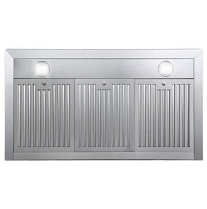 Cosmo 36 in. Stainless Steel Ducted Range Hood with Touch Controls, LED Lighting and Permanent Filters 380 CFM