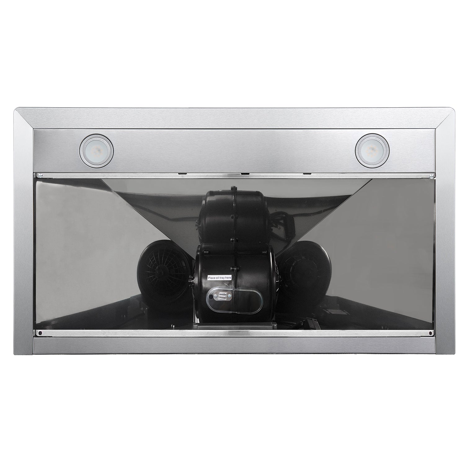Cosmo 36 in. Stainless Steel Ductless Wall Mount Range Hood with LED Lighting and Carbon Filter Kit 380 CFM