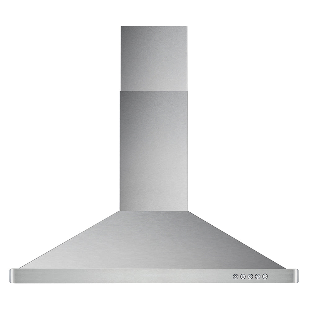 Cosmo 36 in. Stainless Steel  Ducted Wall Mount Range Hood with Touch Controls, LED Lighting and Permanent Filters 380 CFM