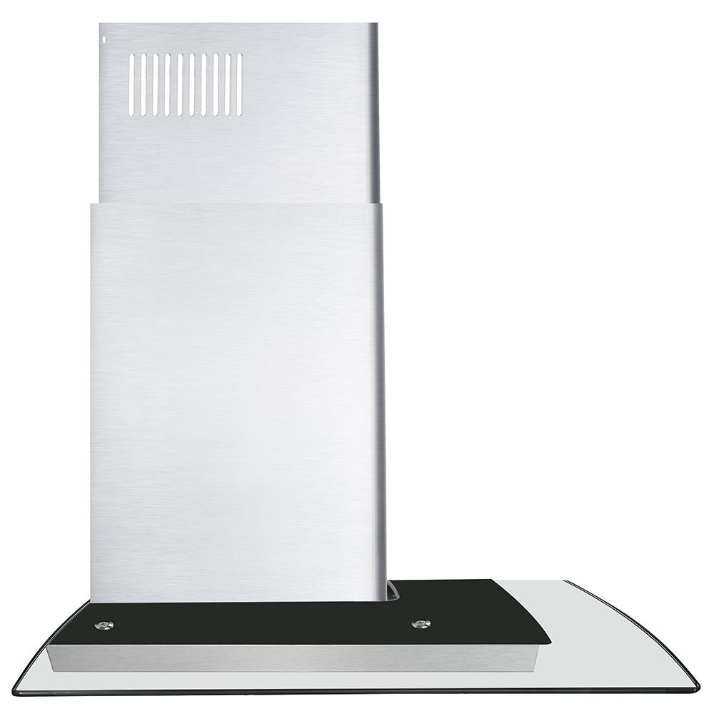 Cosmo 30 in. Stainless Steel Ductless Wall Mount Range Hood with LED Lighting and Carbon Filter Kit 380 CFM