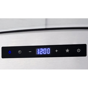 Cosmo 36 in. Stainless Steel Ducted Wall Mount Range Hood with Touch Controls, LED Lighting and Permanent Filters 380 CFM