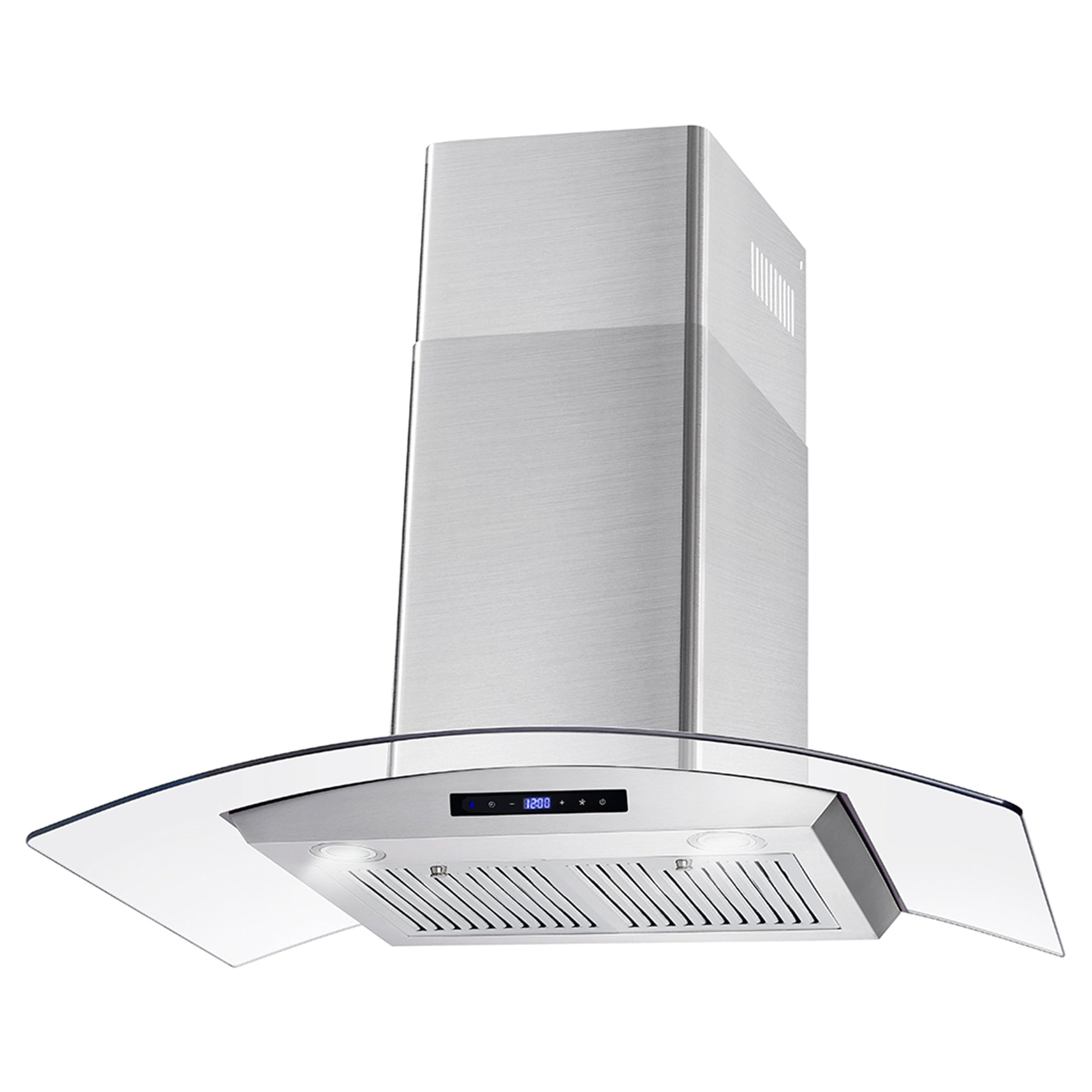 Cosmo 36 in. Stainless Steel Ducted Wall Mount Range Hood with Touch Controls, LED Lighting and Permanent Filters 380 CFM