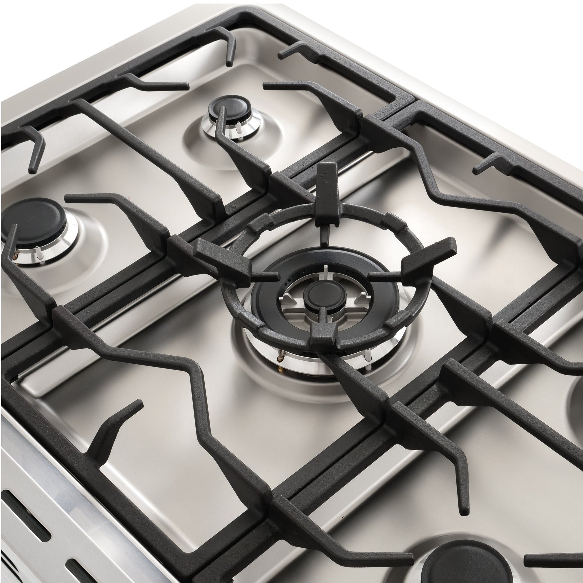 Cosmo 36 in. 3.8 cu. ft. Single Oven Gas Range in Stainless Steel with 5 Burner Cooktop and Heavy Duty Cast Iron Grates