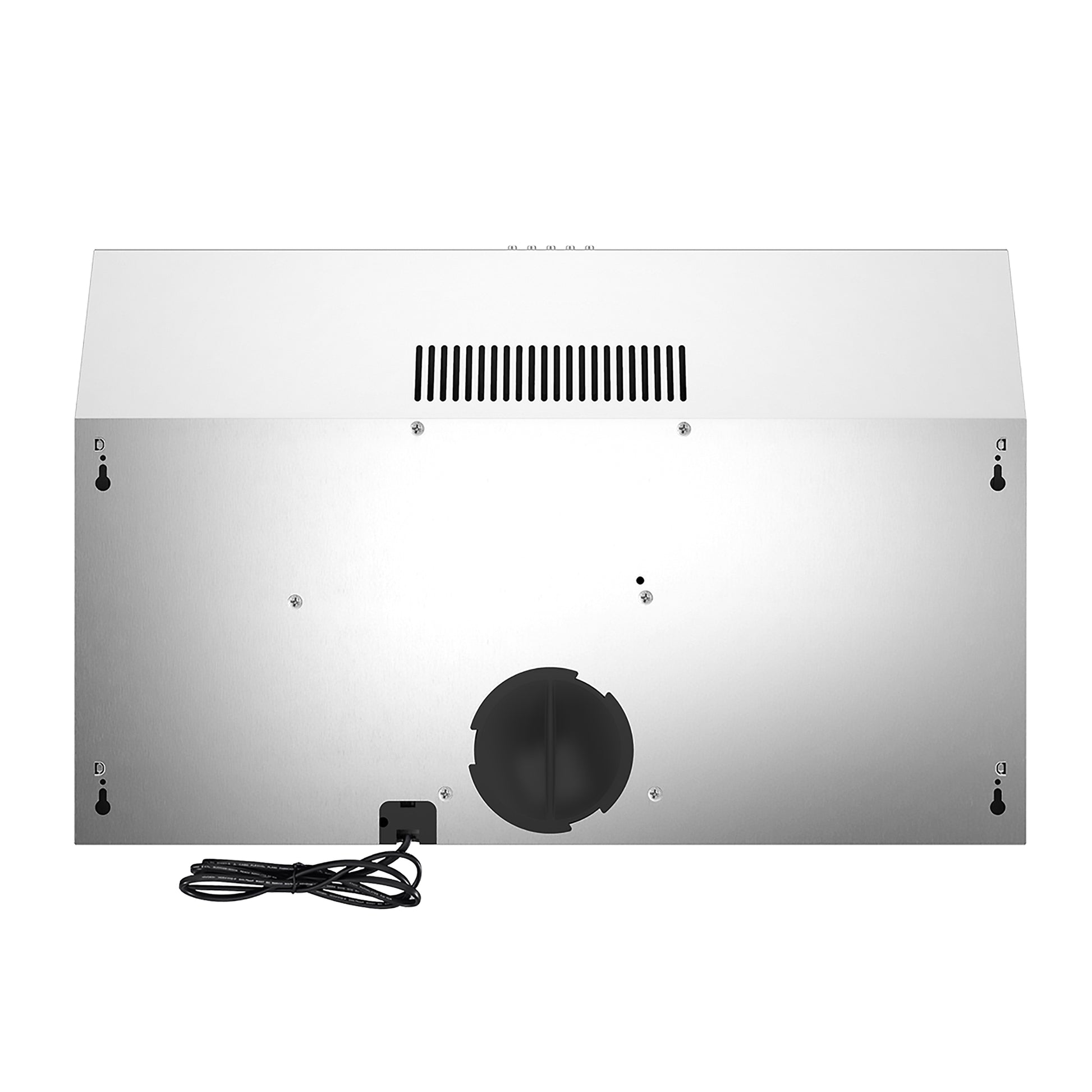 Cosmo 5U30 30 in. Stainless Steel Under Cabinet Range Hood with Ducted / Ductless Convertible Slim Kitchen Over Stove Vent