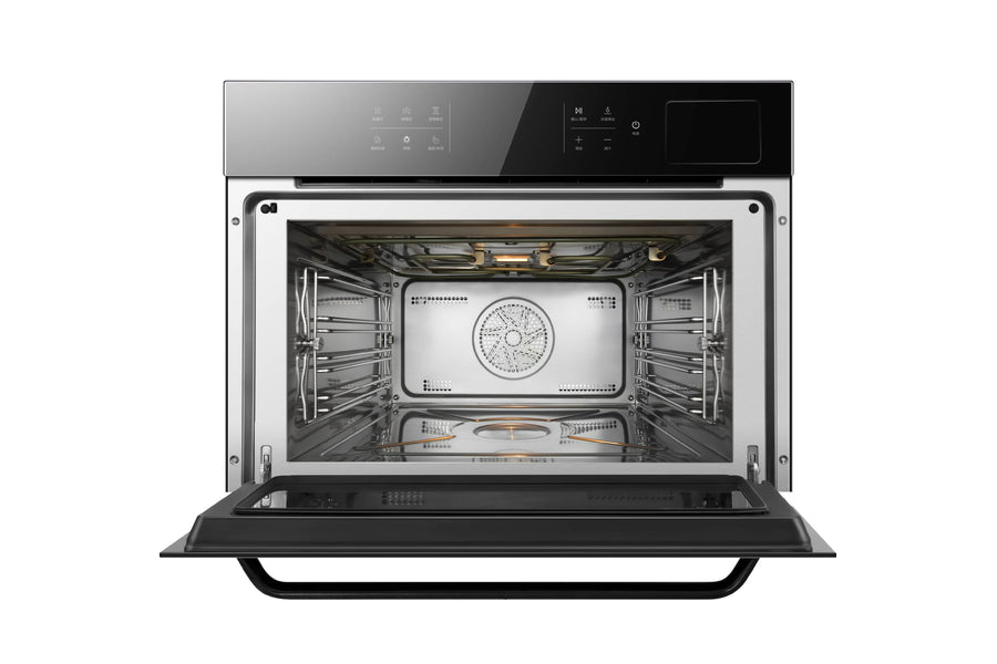 ROBAM  24-in Air Fry Convection European Element Single Electric Wall Oven (Black) CQ760