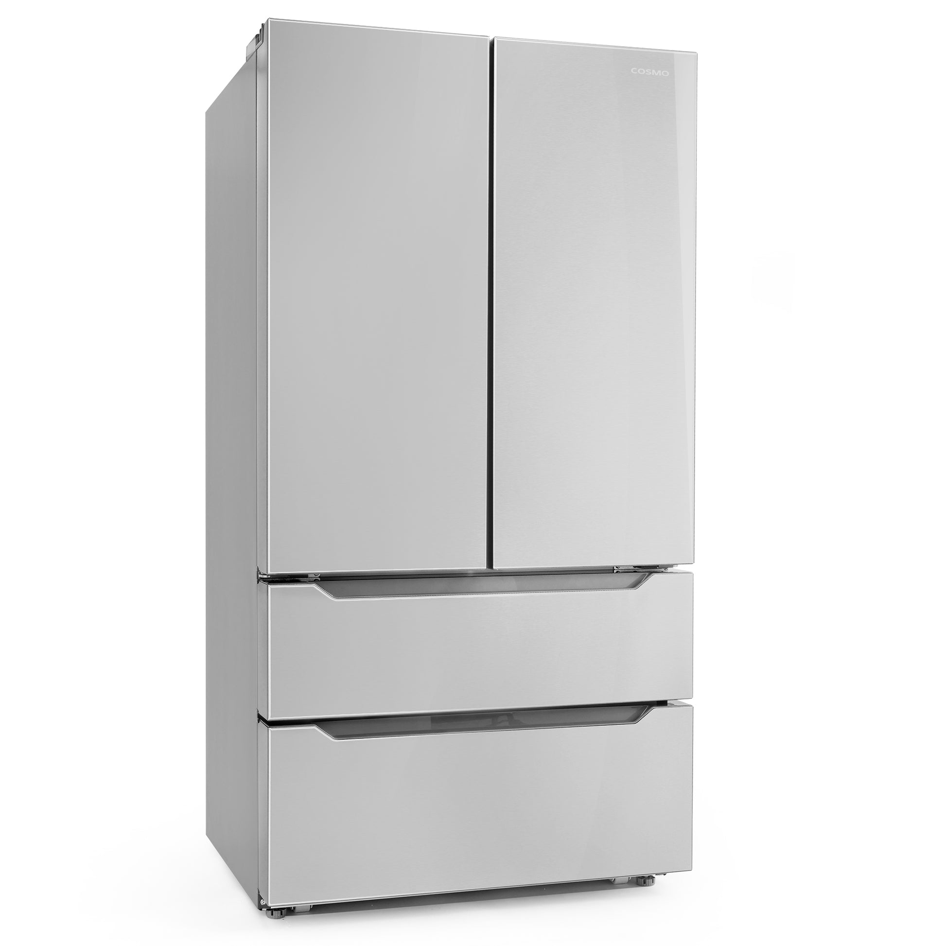 Cosmo 22.5 cu. ft. 4-Door French Door Refrigerator with Recessed Handle in Stainless Steel