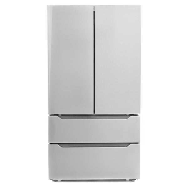 Cosmo 22.5 cu. ft. 4-Door French Door Refrigerator with Recessed Handle in Stainless Steel