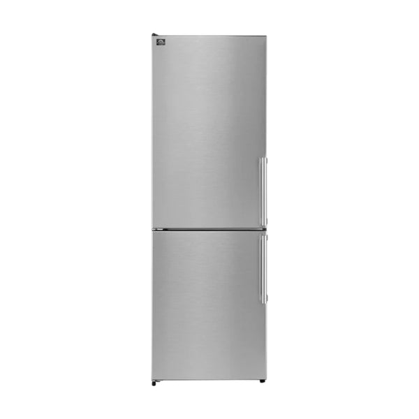 Forno Guardia 23.4-Inch Bottom Freezer Refrigerator Left Swing Stainless Steel, 10.8 cu.ft., FFFFD1778-24LS