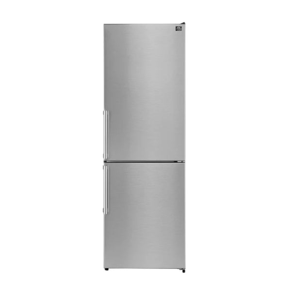 Forno Guardia 23.4-Inch Bottom Freezer Refrigerator Right Swing Stainless Steel, 10.8 cu.ft., FFFFD1778-24RS