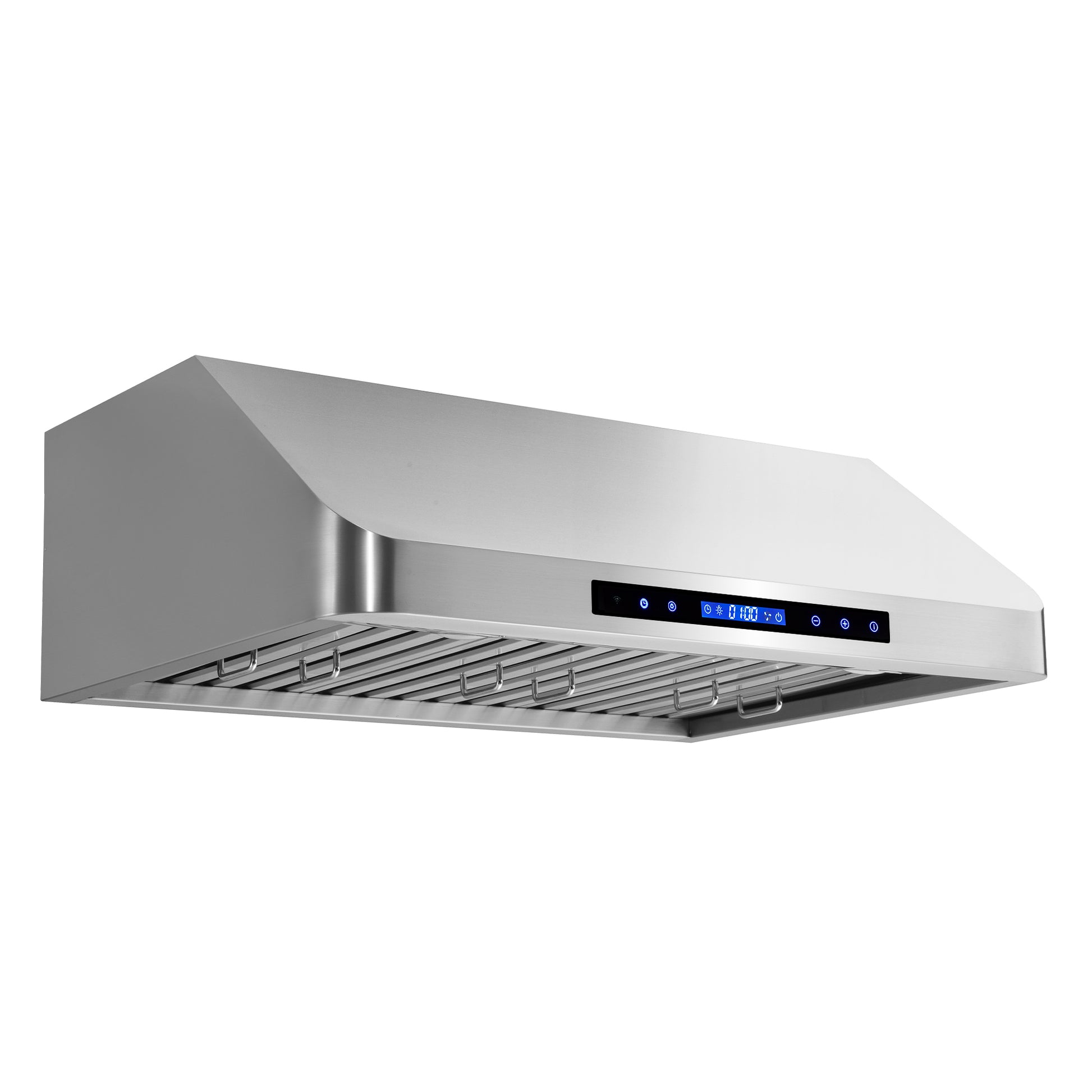 Cosmo 30 in. Stainless Steel  Ducted Under Cabinet Range Hood with Touch Display, LED Lighting and Permanent Filters 500 CFM