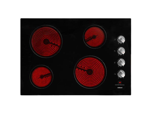 ROBAM 30 in. Radiant Electric Ceramic Glass Cooktop in Black with 4 Elements including 2 Power Boil Elements W412