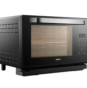   ROBAM Portable Steam Oven 6-Slice Black Convection Toaster Oven with Rotisserie (1550-Watt) CT761