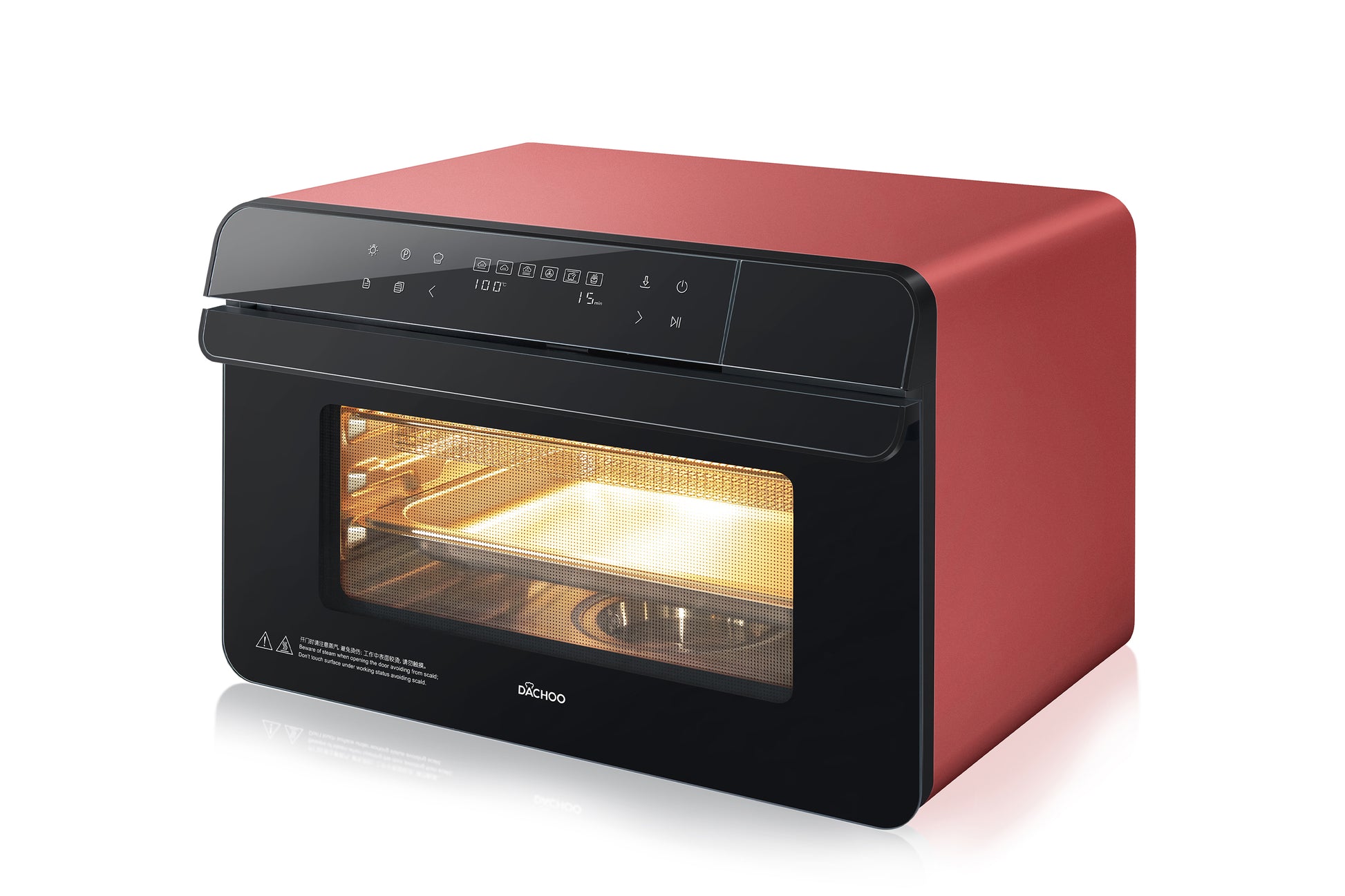 ROBAM  R-Box Red Convection Toaster Oven with Rotisserie (1800-Watt) CT763R