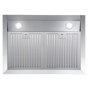 Cosmo 30 in. Stainless Steel Under Cabinet Range Hood with LED Light, 380 CFM, Permanent Filter, Convertible