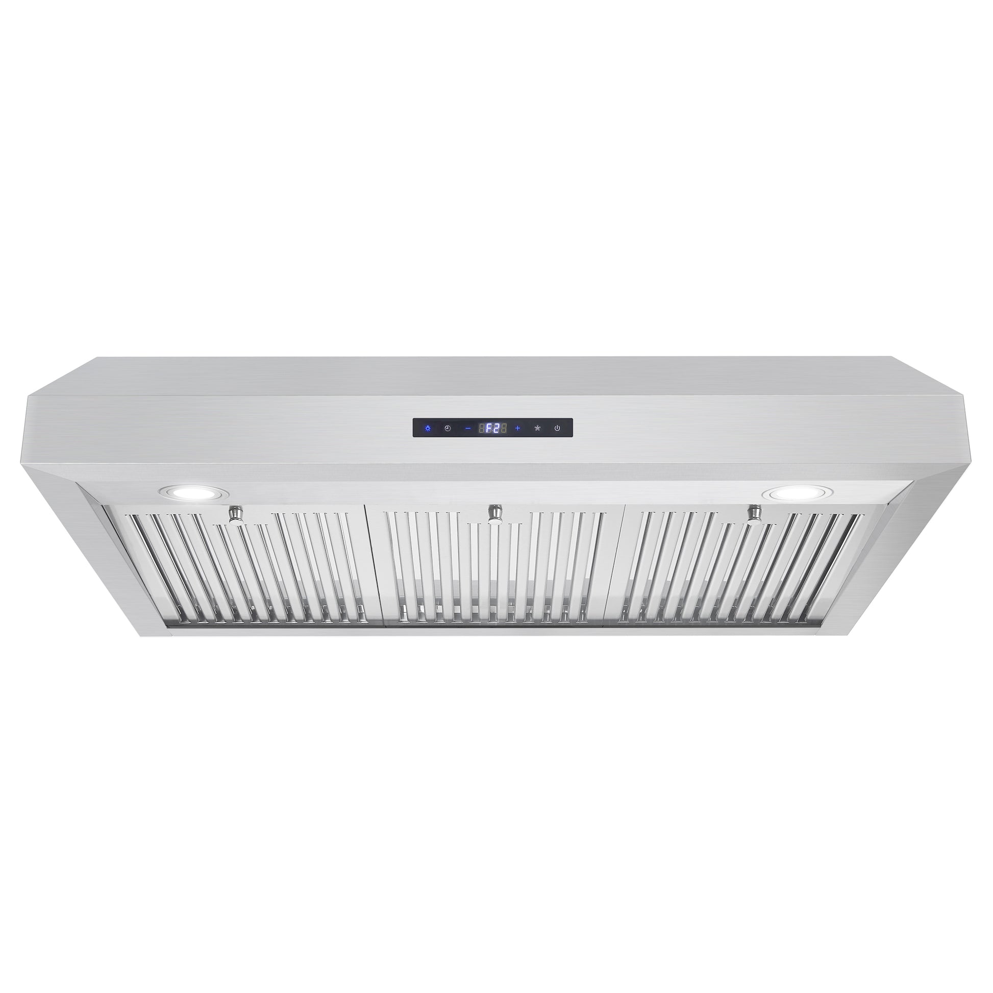 Cosmo 36 in. Stainless Steel Under Cabinet Range Hood with Digital Touch Controls, 3-Speed Fan, LED Lights and Permanent Filters 380 CFM
