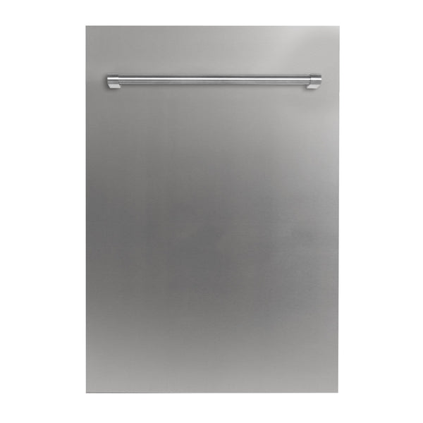 ZLINE 18" Compact Top Control Dishwasher - Stainless Steel Tub with Traditional Handle