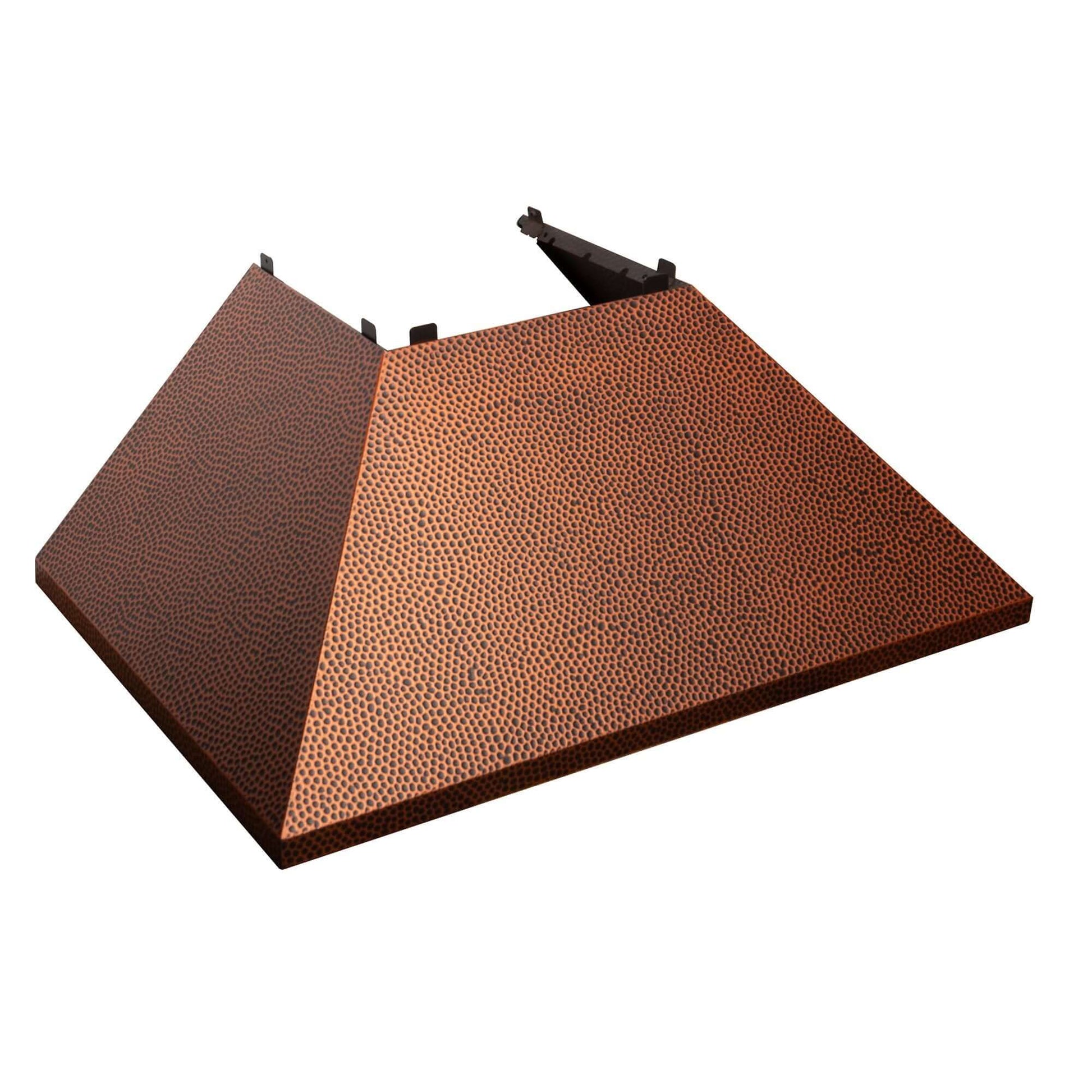 ZLINE DuraSnow Stainless Steel Range Hood - Hand Hammered Copper Shell