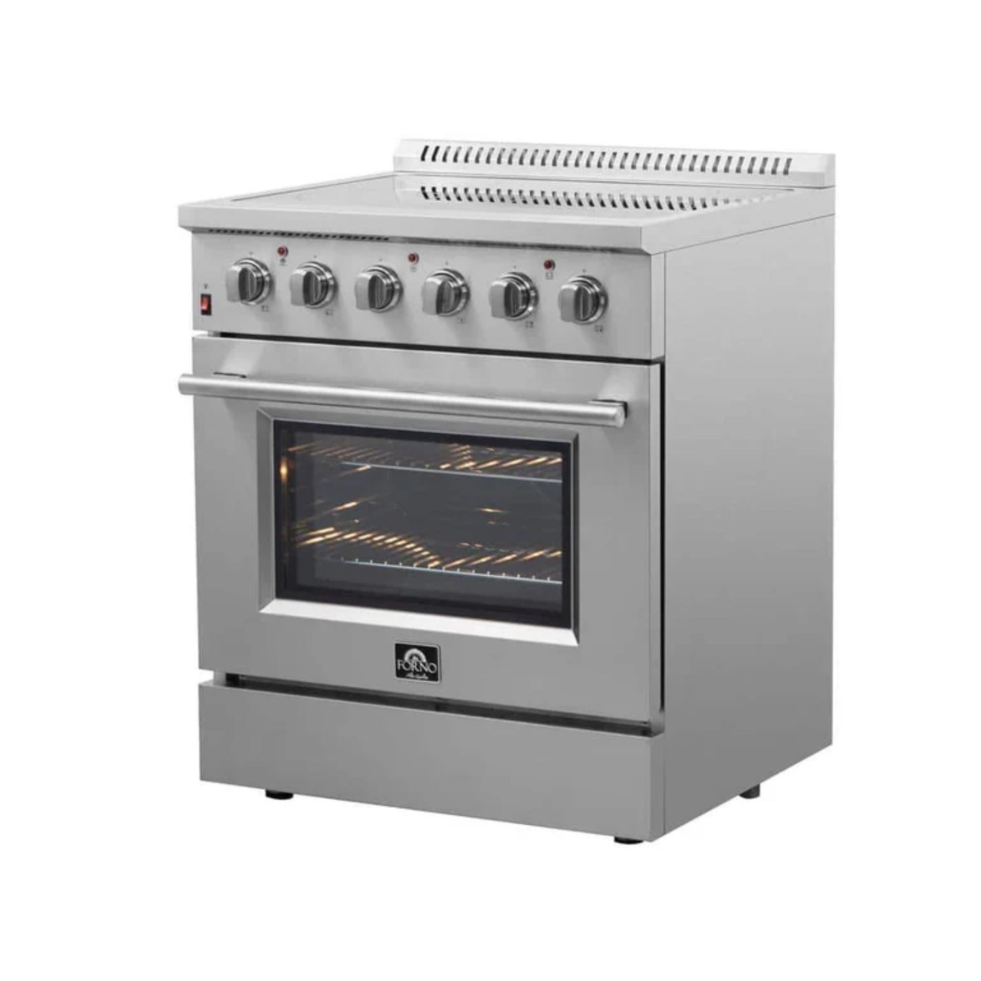 Forno Galiano 30-inch Freestanding Electric Range Stainless Steel, 4 Elements, FFSEL6083-30