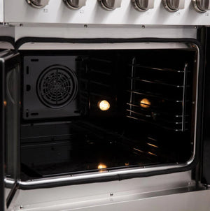 Forno Galiano 30-inch French Door Electric Range Stainless Steel, 4 Elements, FFSEL6917-30