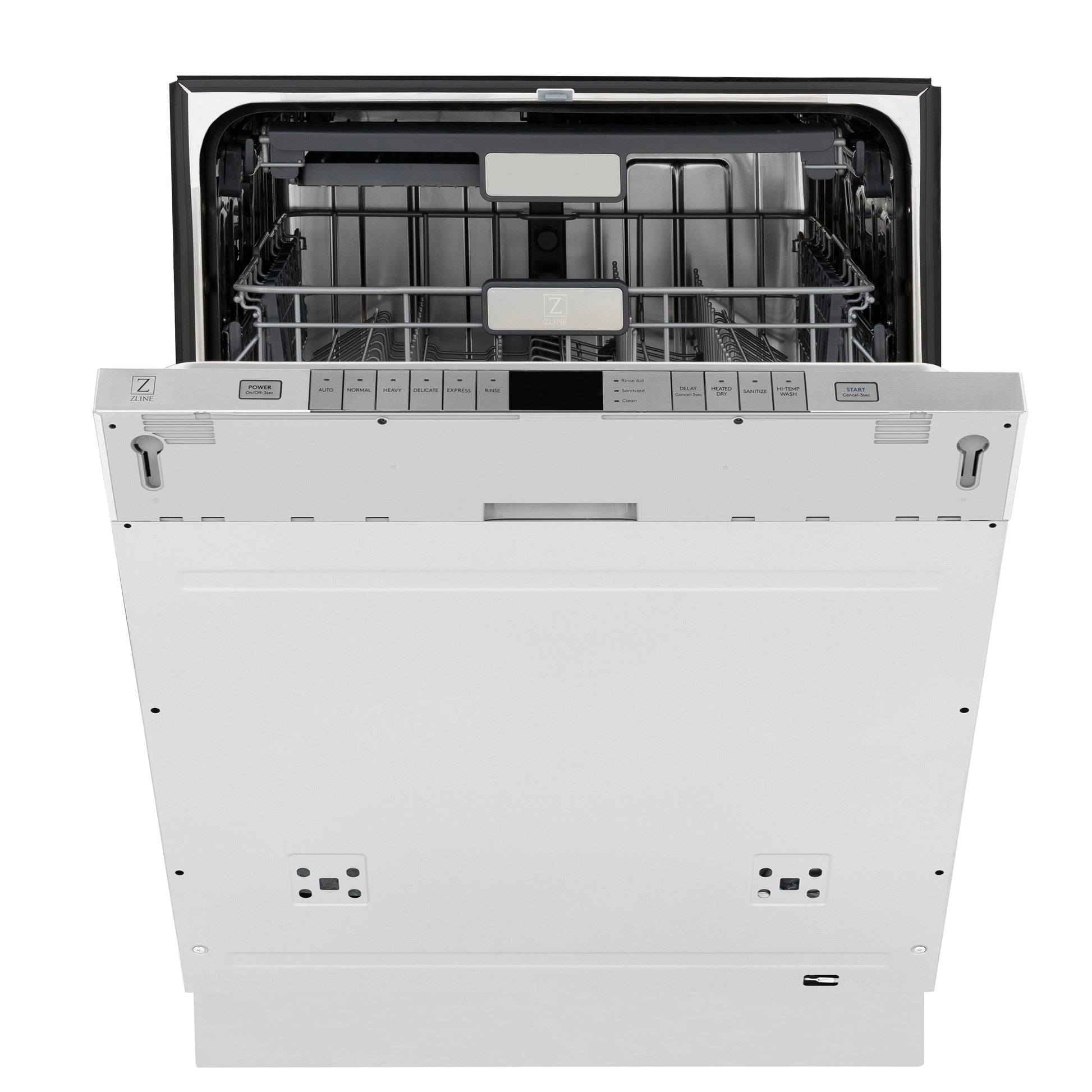 ZLINE 24" Panel Ready Monument Series 3rd Rack Top Touch Control Dishwasher - Stainless Steel Tub