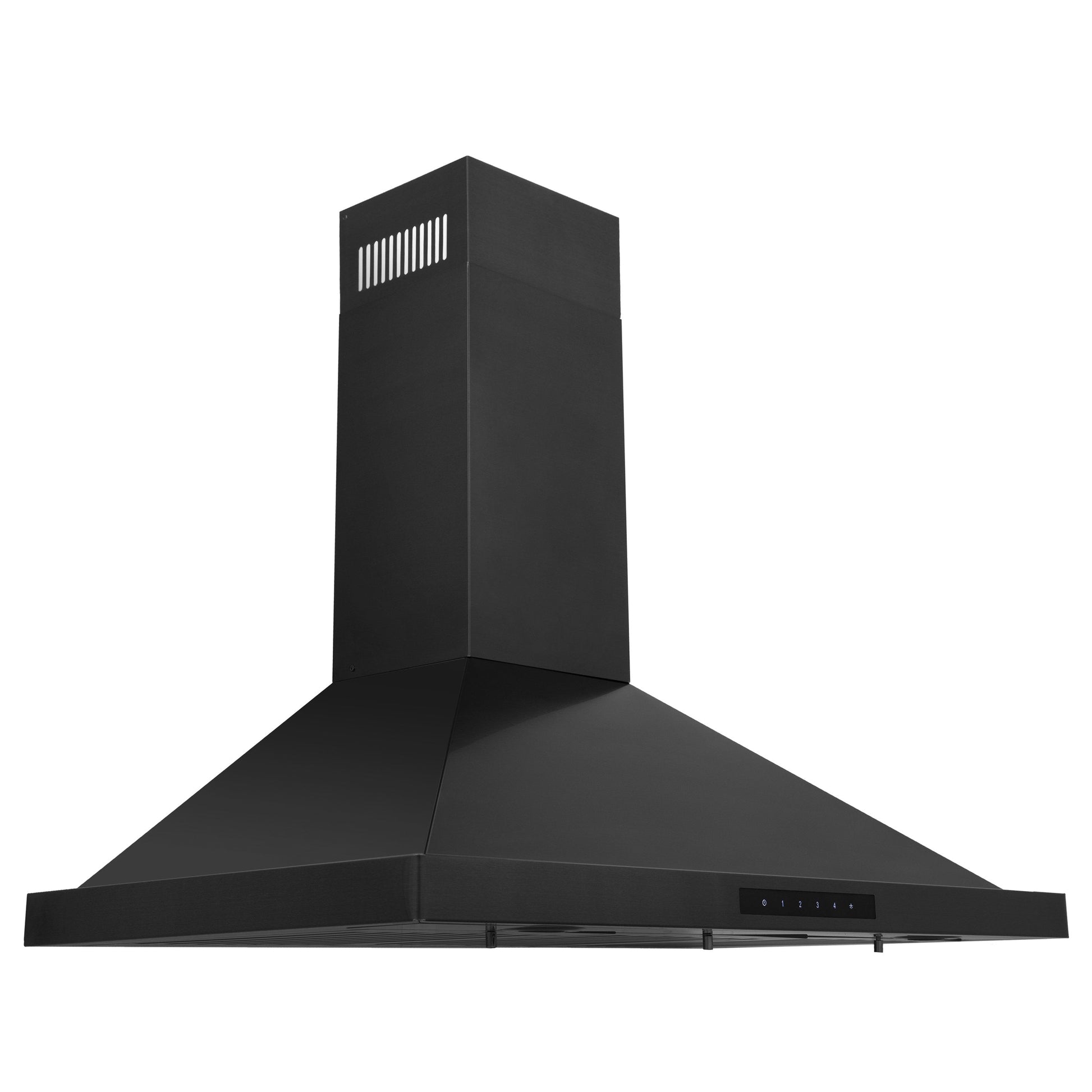 ZLINE 24" Recirculating Wall Mount Range Hood - Black Stainless Steel with Charcoal Filters