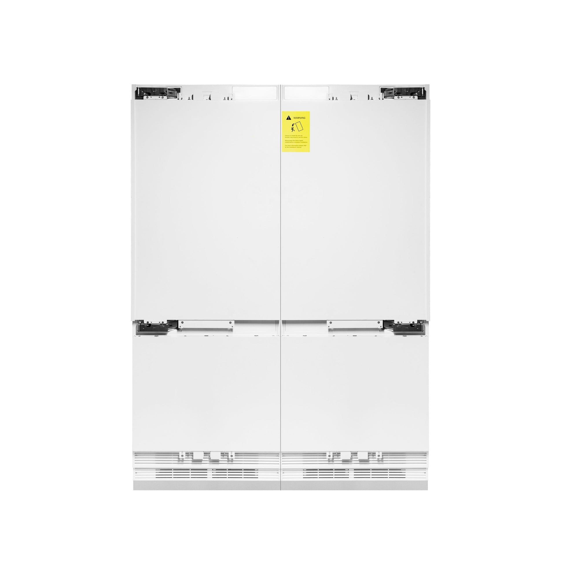 ZLINE 60" Panel Ready Built-In 4 Door French Door Refrigerator - Internal Water and Ice Dispenser