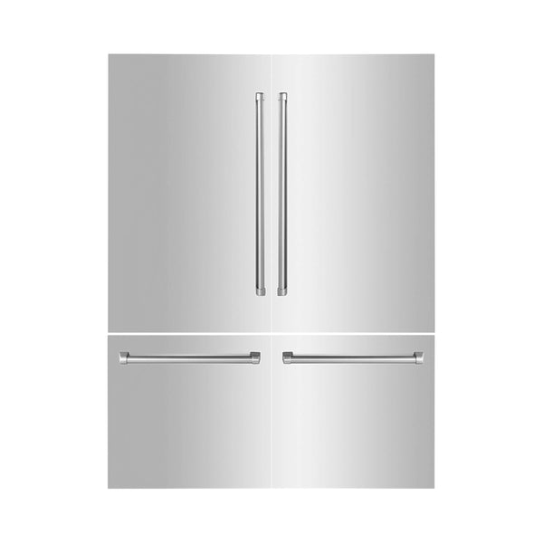 Panels & Handles Only - ZLINE 60" Refrigerator Panels in Stainless Steel
