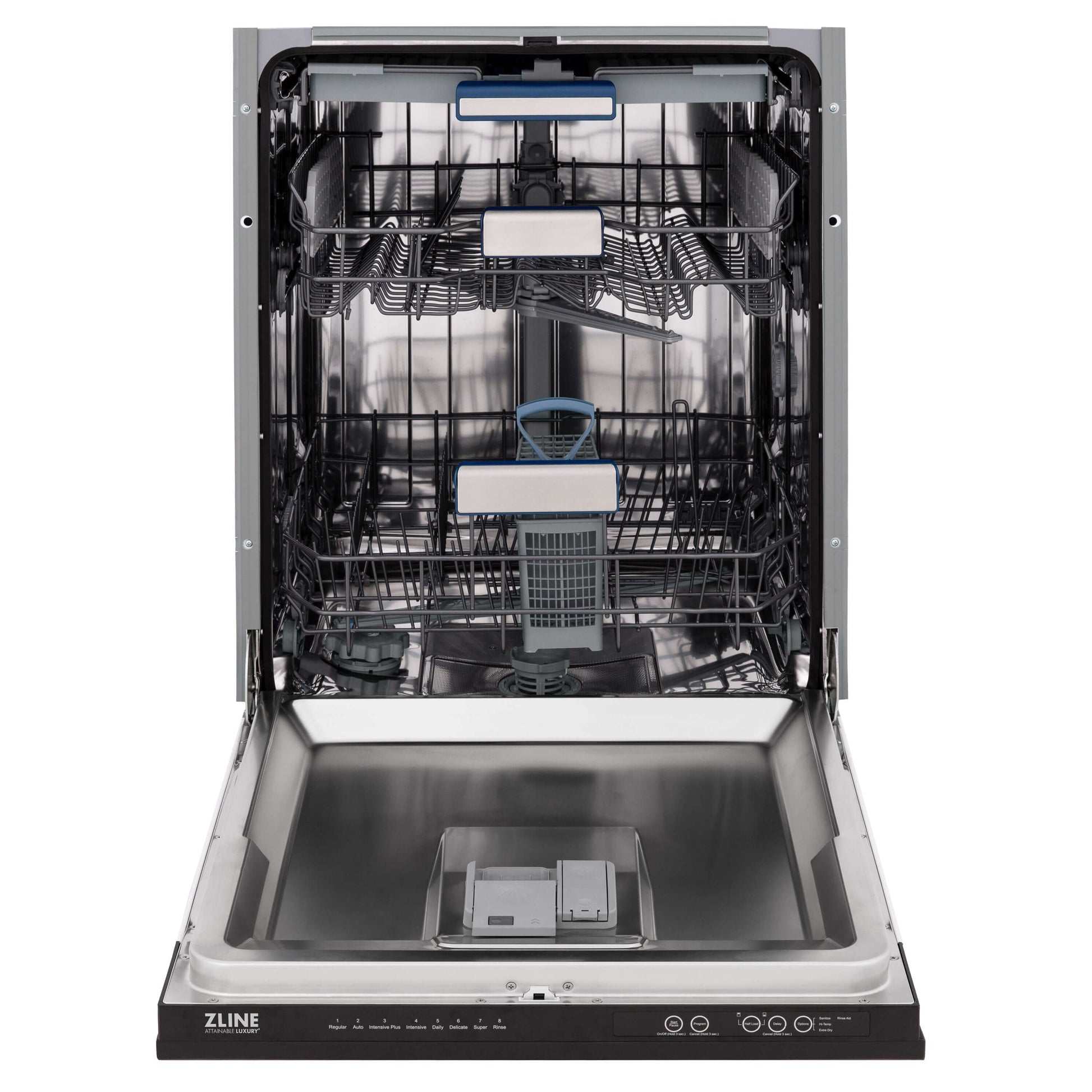 ZLINE 24" Tallac Series 3rd Rack Dishwasher - Stainless Steel Tub with Color Panel Options
