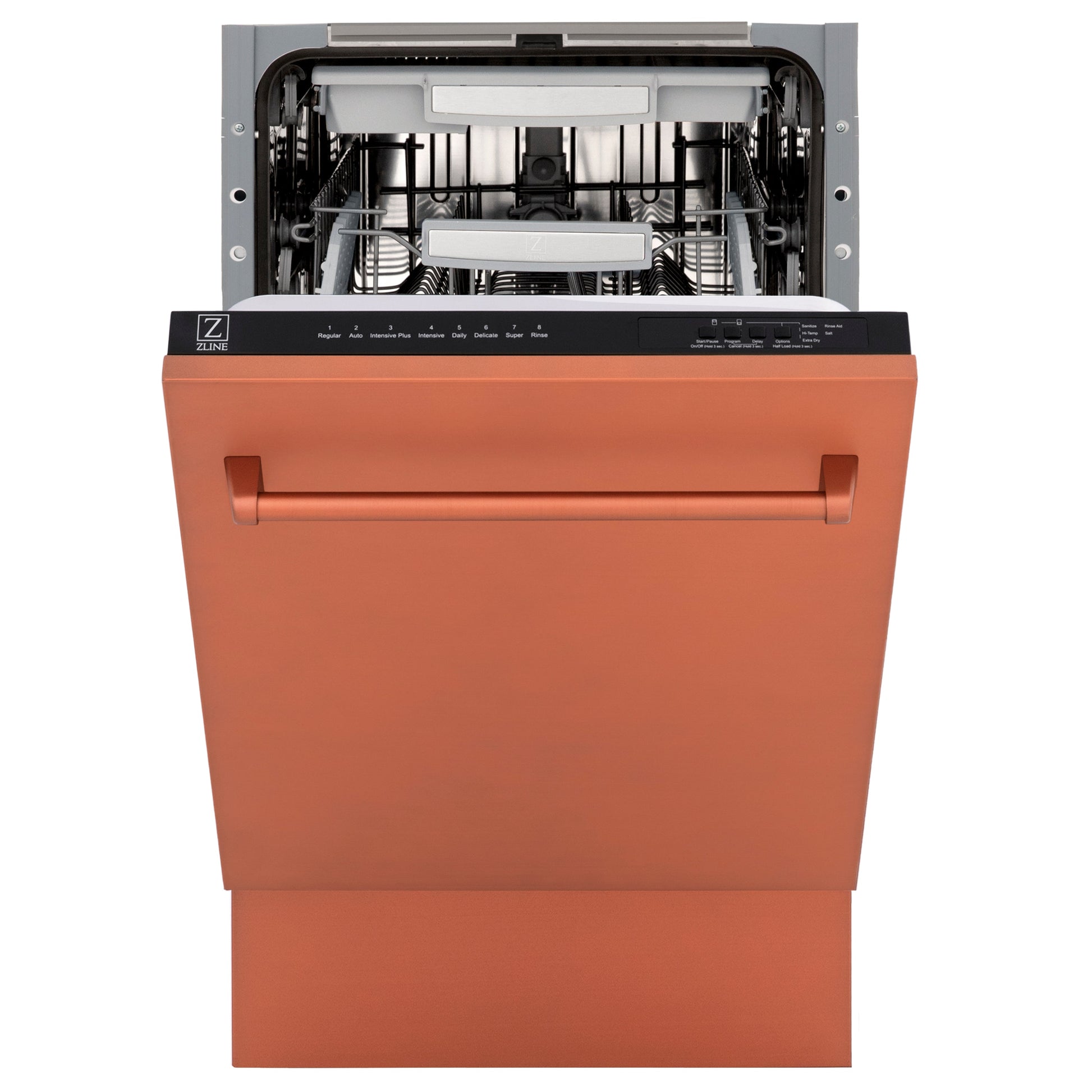 ZLINE 18" Tallac Series 3rd Rack Top Control Dishwasher - Stainless Steel Tub with Color Options