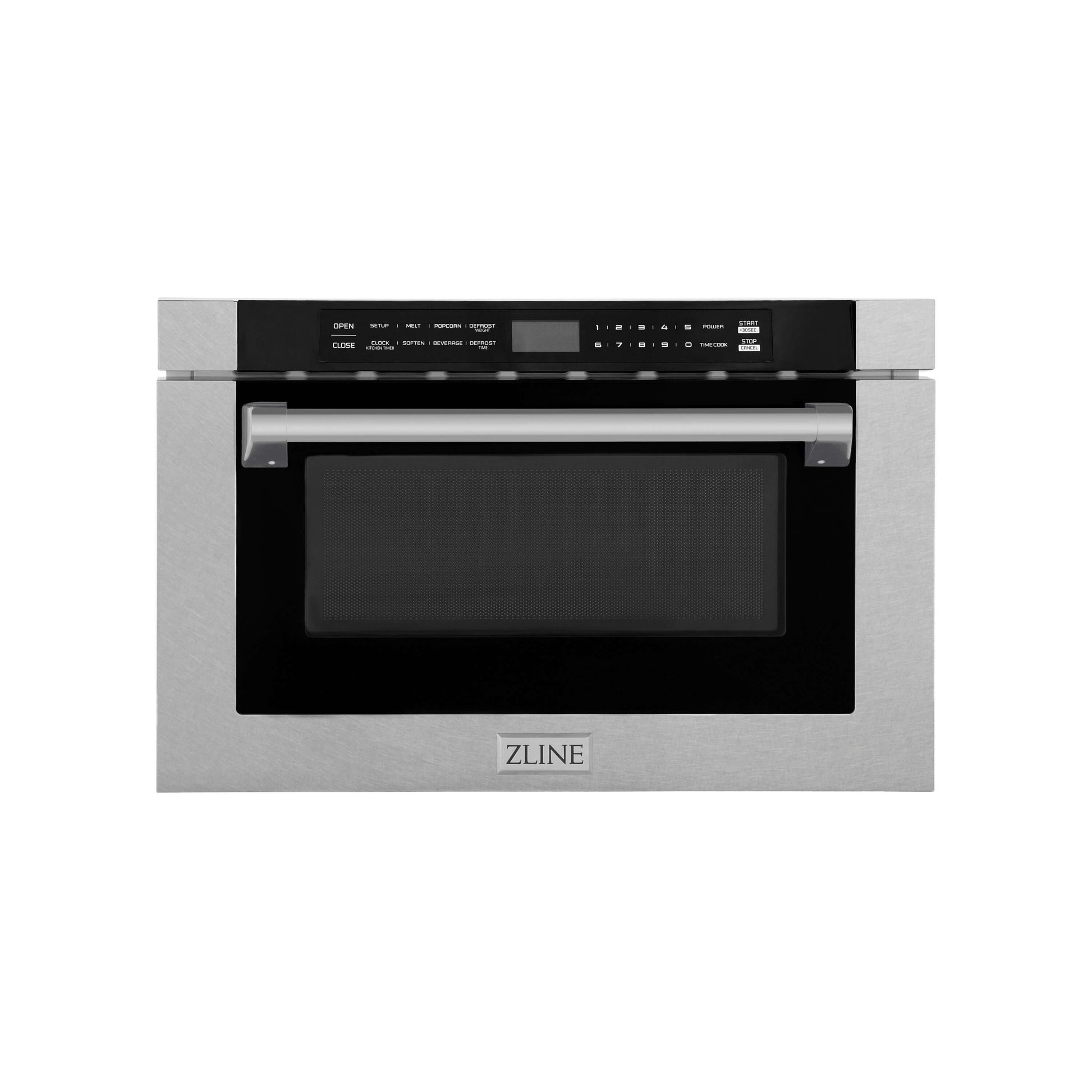 ZLINE 24" Built-in Microwave Drawer - Traditional Handle with Color Options