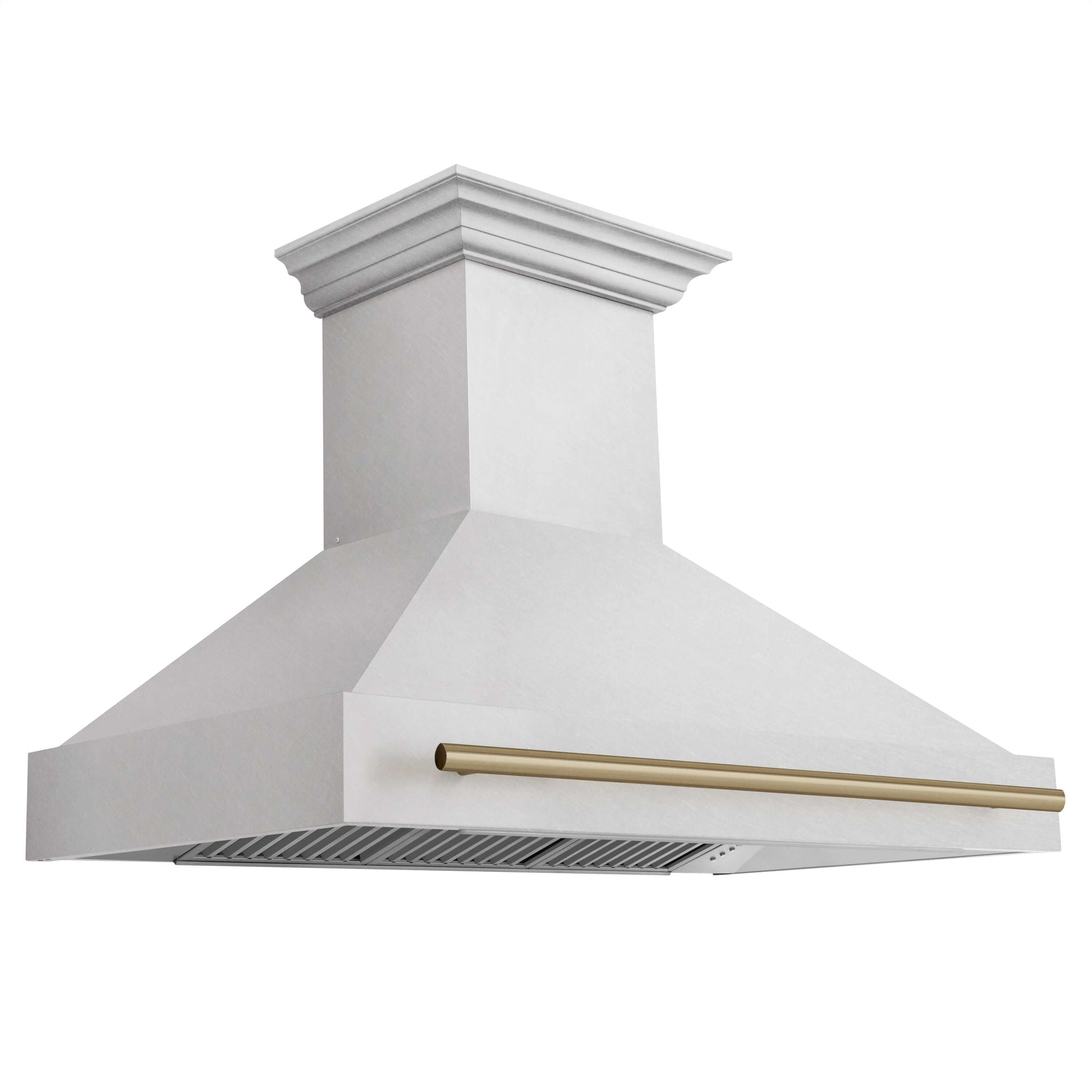 ZLINE Autograph Edition 48" Range Hood - DuraSnow with Stainless Steel Shell