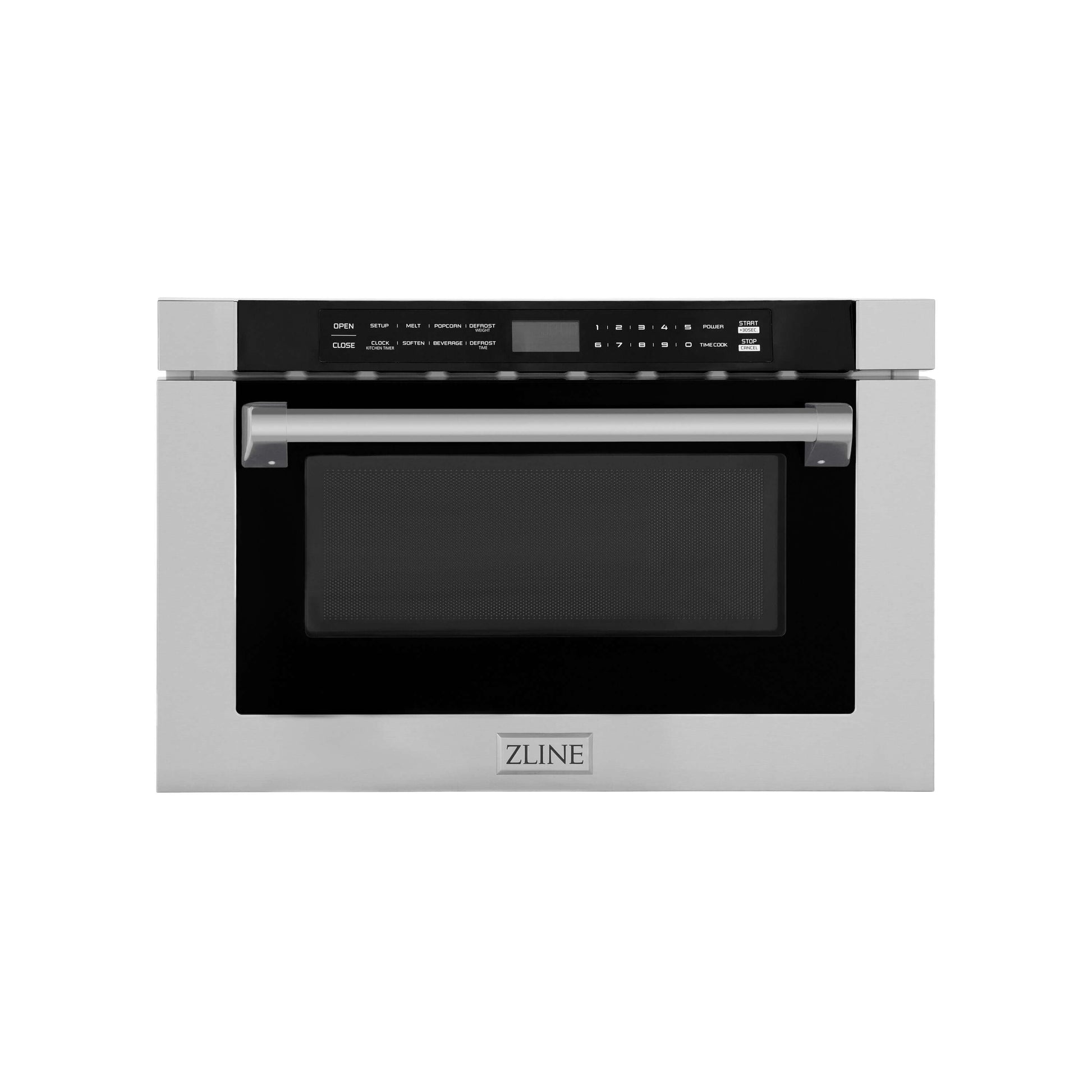 ZLINE 24" Built-in Microwave Drawer - Traditional Handle with Color Options