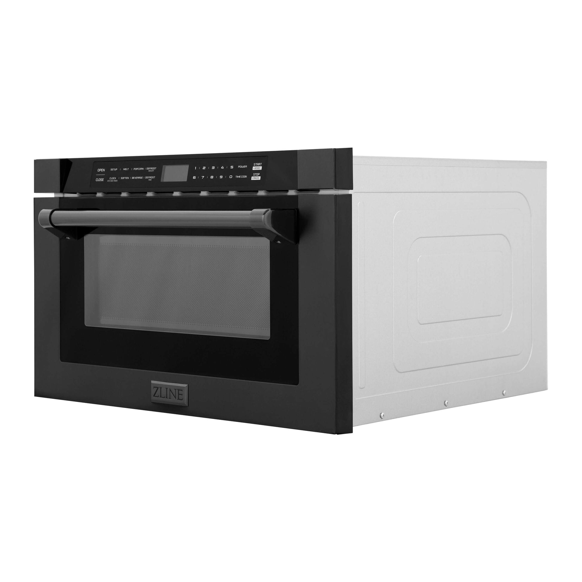 ZLINE 24" Built-in Microwave Drawer - Traditional Handle with Color Options