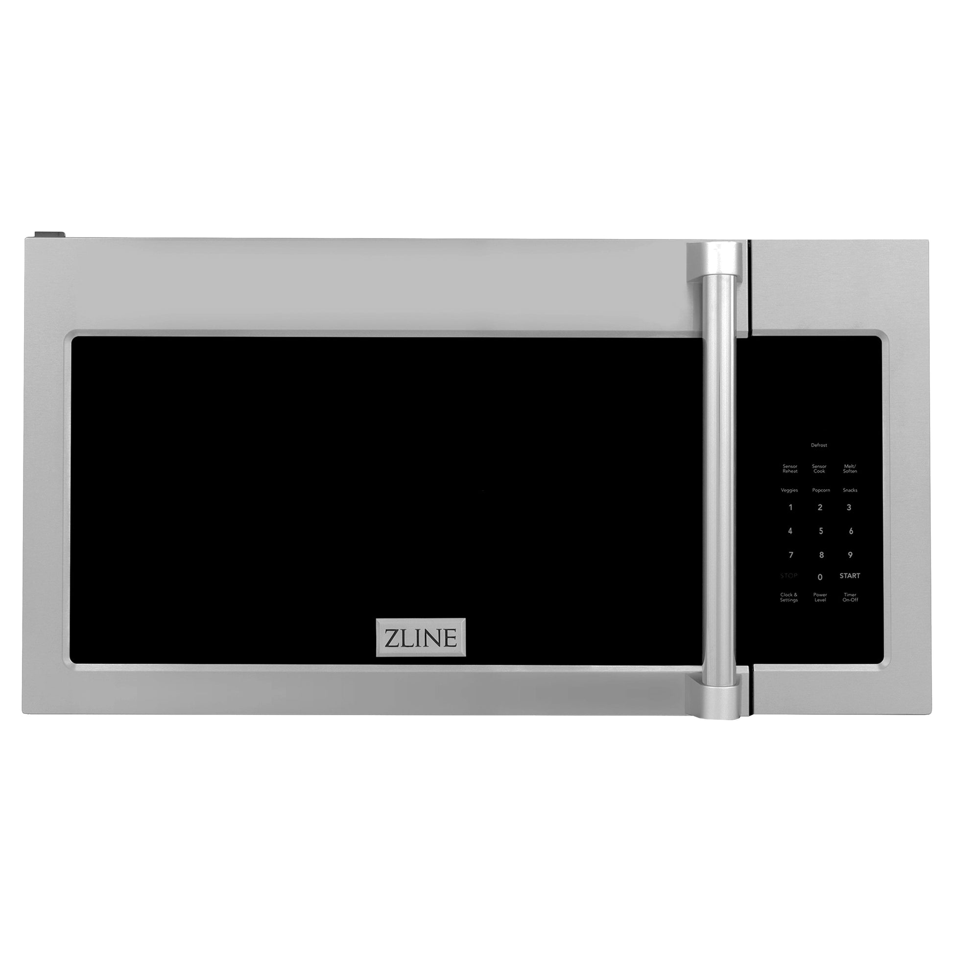 ZLINE 2-Appliance Kitchen Package with 30" Stainless Steel Dual Fuel Range and Over the Range Microwave with Traditional Handle