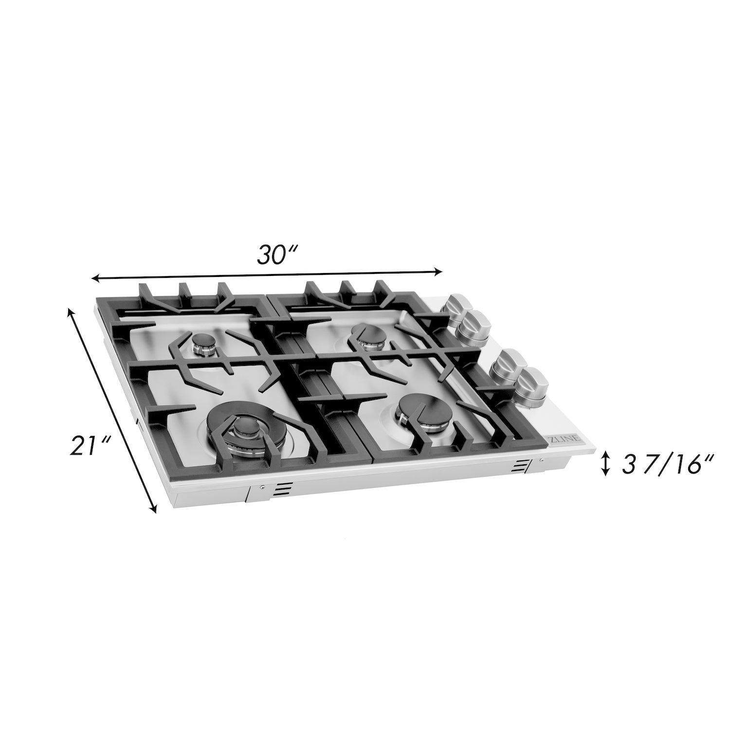 ZLINE 30" Drop-in Cooktop with 4 Gas Burners