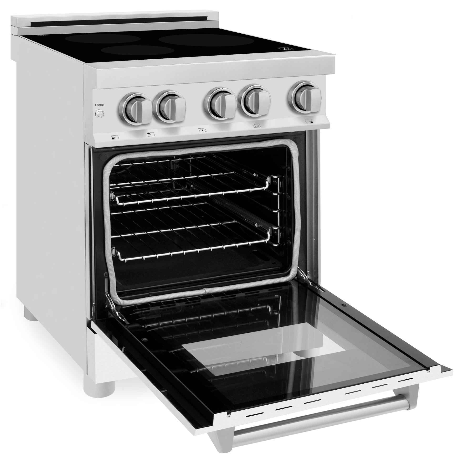 ZLINE 24" Induction Range with 3 Element Stove and Electric Oven - Stainless Steel