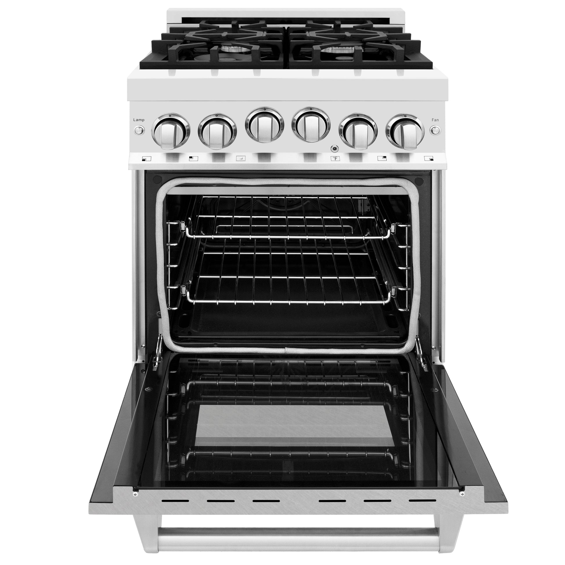 ZLINE 24" Range with Gas Stove and Gas Oven - Stainless Steel