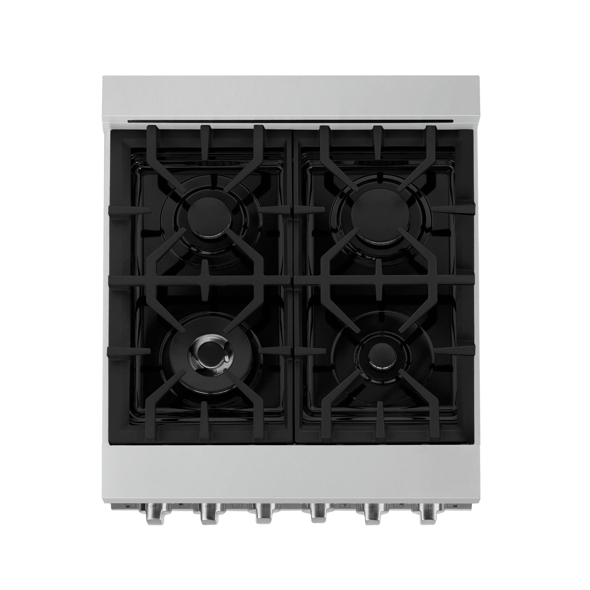 ZLINE 24" Gas Oven and Cooktop Range with Griddle - Stainless Steel