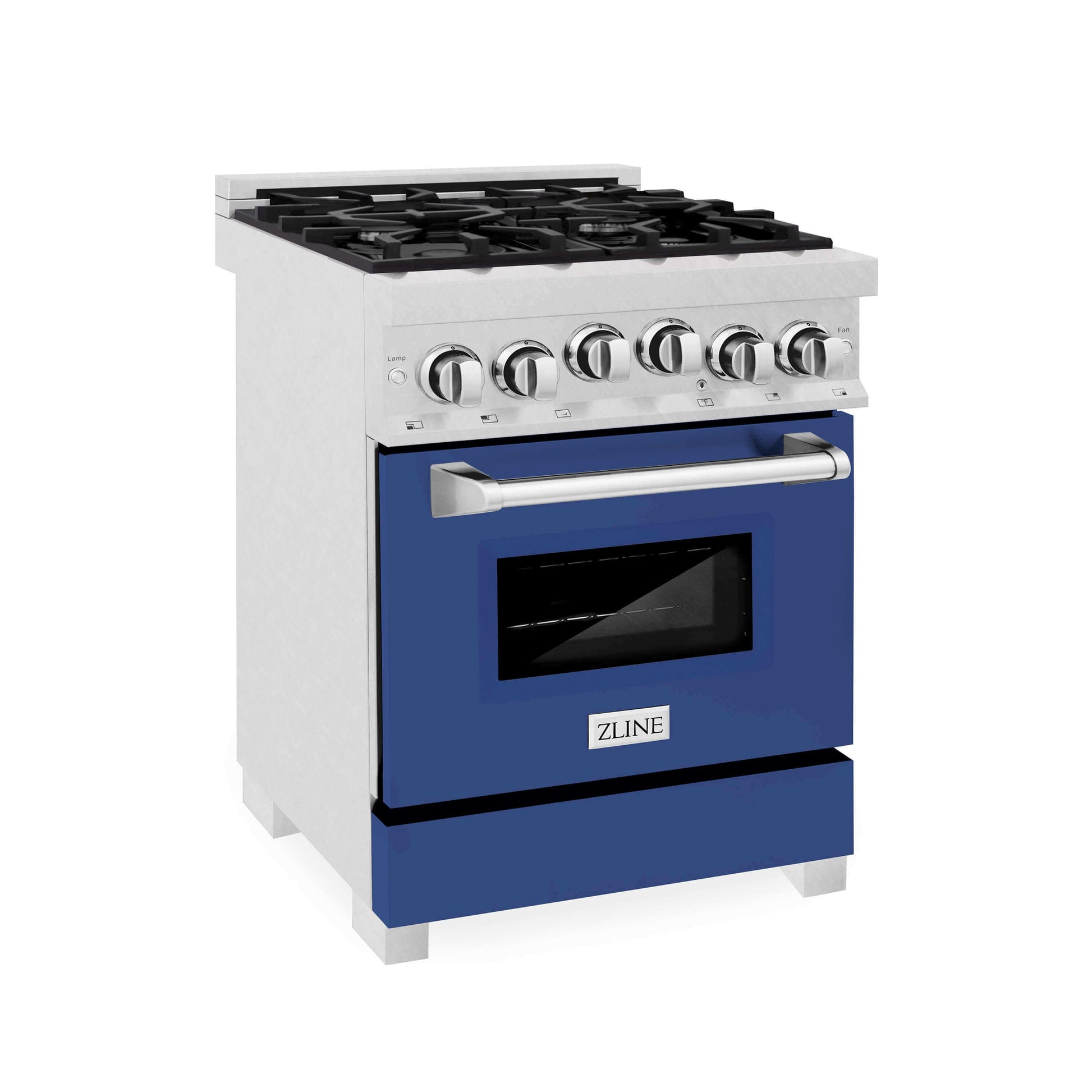 ZLINE 24" Range with Gas Stove and Gas Oven - Fingerprint Resistant Stainless Steel