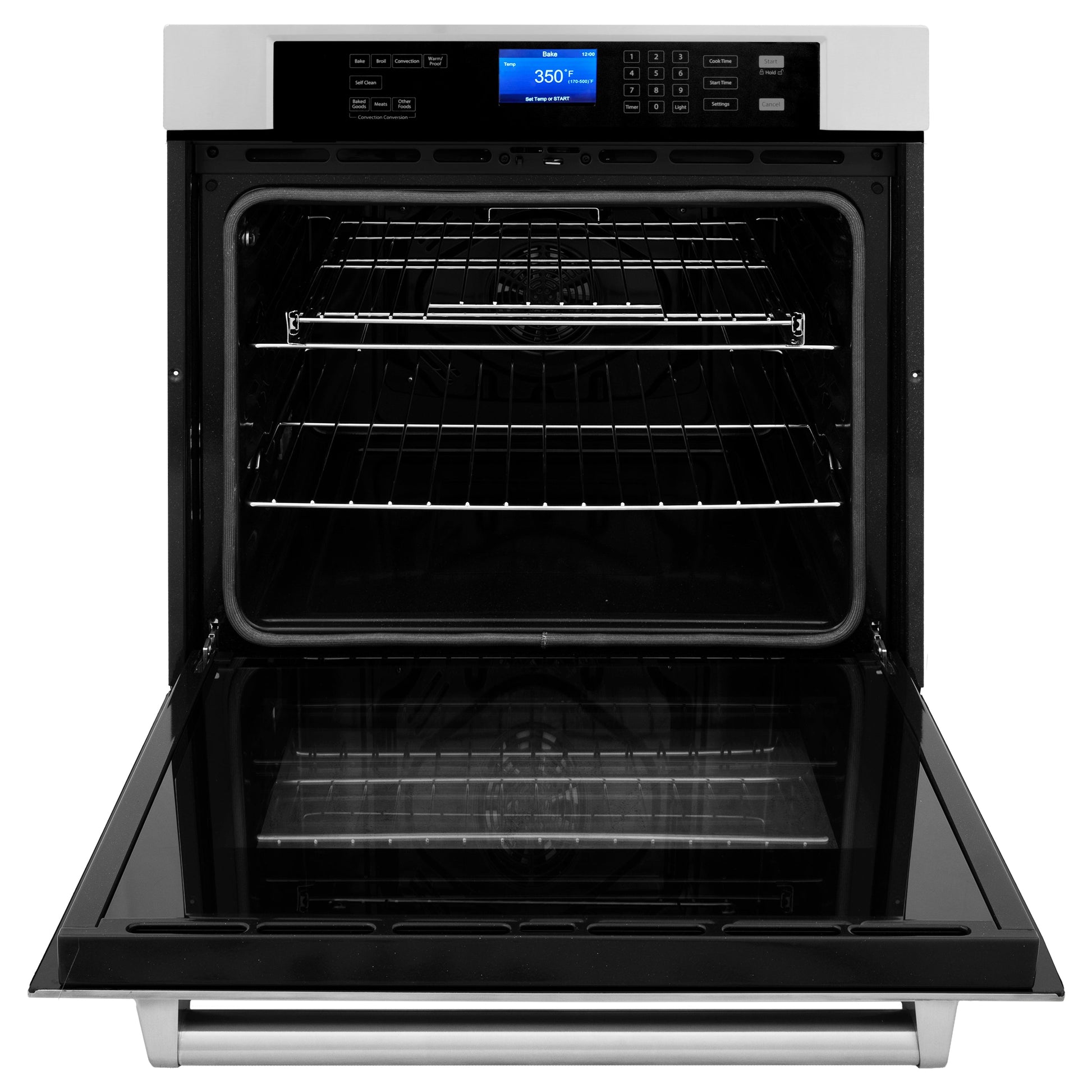 ZLINE 2-Appliance Kitchen Package with 48" Stainless Steel Rangetop and 48" Single Wall Oven