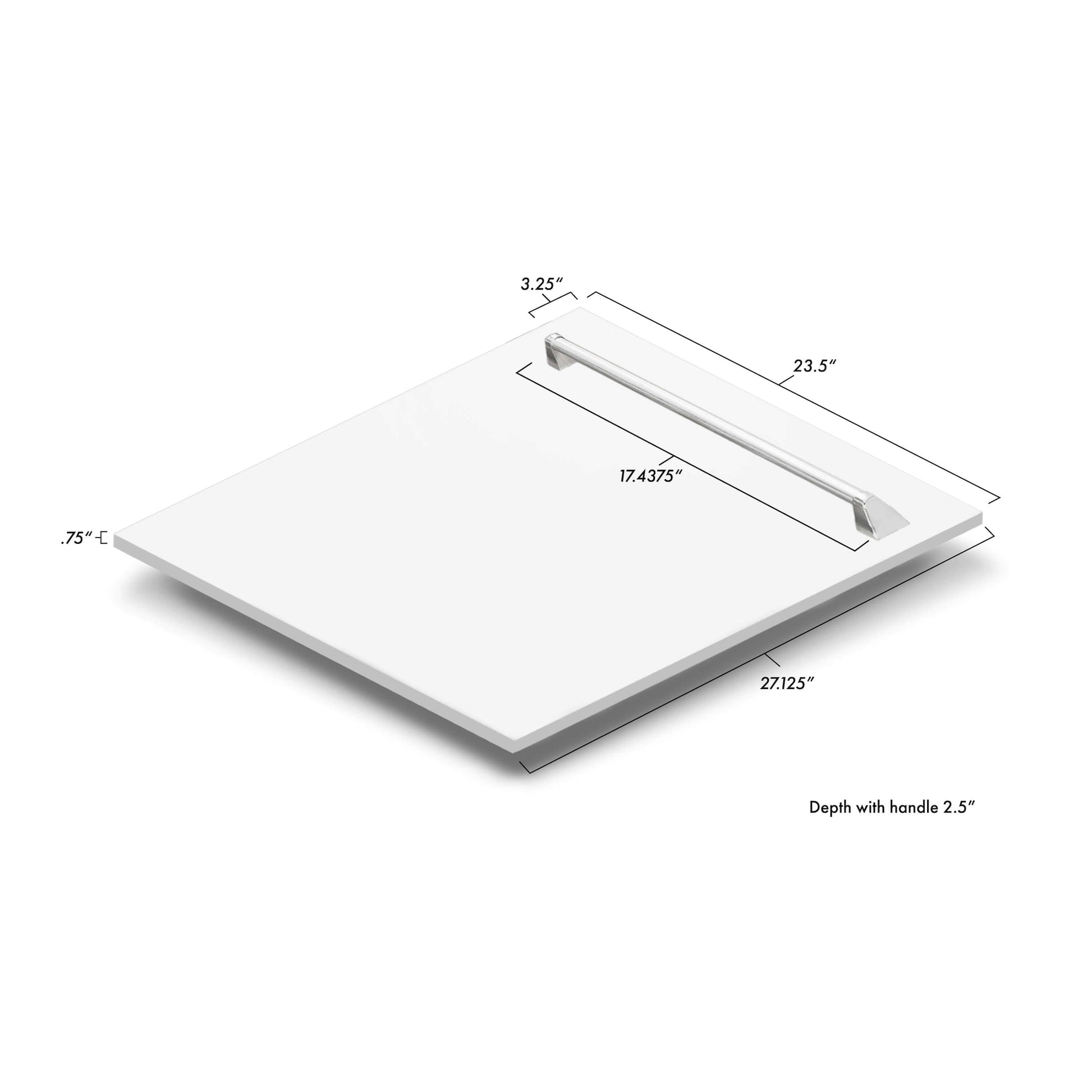 ZLINE 24" Tallac Series 3rd Rack Dishwasher - Stainless Steel Tub with Color Panel Options