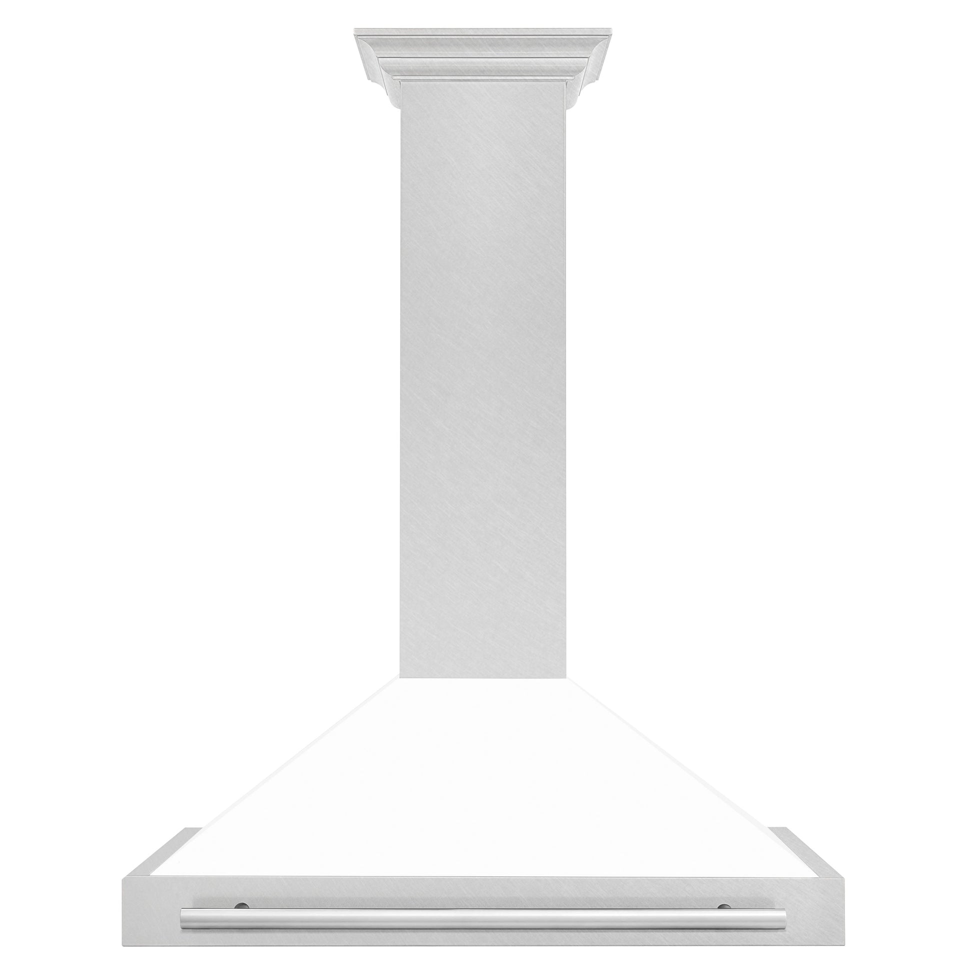 ZLINE 36" DuraSnow Stainless Steel Range Hood - Stainless Steel Handle with Colored Shell Options
