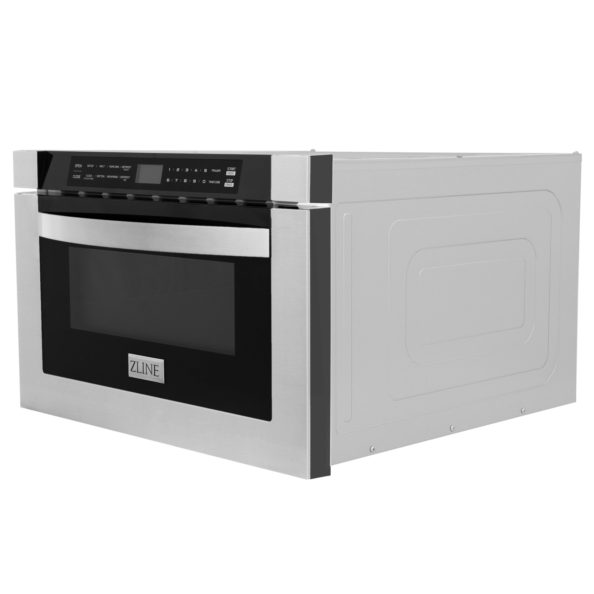 ZLINE 4-Appliance 30" Kitchen Package with Stainless Steel Dual Fuel Range, Range Hood, Microwave Drawer, and Classic Dishwasher