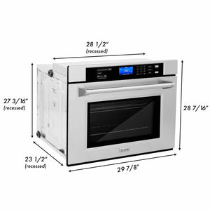 ZLINE 5-Appliance Kitchen Package with Refrigeration, 30